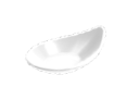  VERRINE COUPE Goutte Drop 18ML X6 - Blanc - GOLD PLAST 